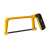Deli Tools EDL6007 150mm mini hacksaw with yellow frame and black handle
