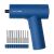 HOTO QWLSD008 blue cordless screwdriver with bits