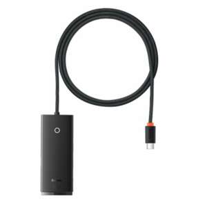 Baseus Lite Series 4-in-1 USB-C Hub mit 4 USB 3.0 Anschlüssen, schwarz - Baseus