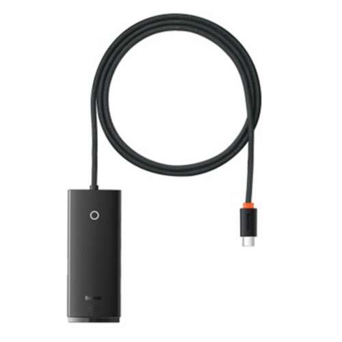 Baseus Lite Series 4-in-1 USB-C Hub mit 4 USB 3.0 Anschlüssen, schwarz