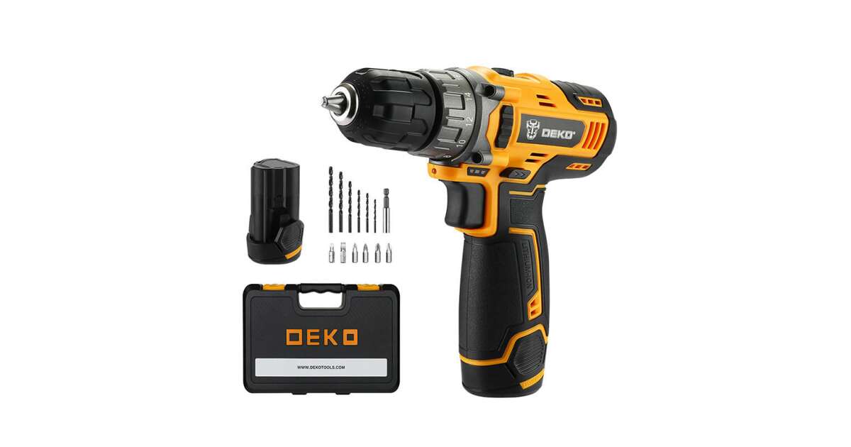 Deko cordless outlet screwdriver