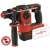 Einhell HEROCCO cordless hammer drill, red and black, with Power X-Change battery