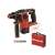 Einhell HEROCCO cordless hammer drill, red and black, with Power X-Change battery, carrying case, and bit