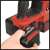 Einhell HEROCCO 36/28 cordless hammer drill, red, battery insertion
