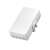 Sonoff THR320 WiFi smart relay with humidity and temperature sensor, white, side view