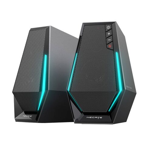 Boxe gaming Edifier HECATE G1500 2.0 cu iluminare RGB, vedere unghiulară