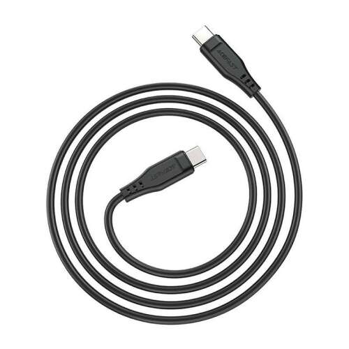 Acefast C3-03 USB-C zu USB-C Kabel, 1.2m, schwarz, aufgerollt