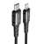 Acefast USB-C to Lightning cable, black, 1.2m