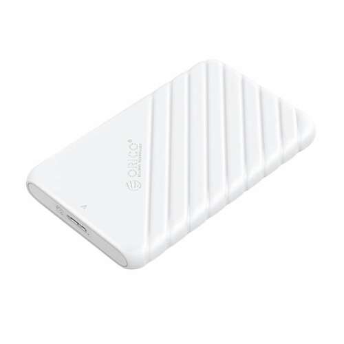 Orico 2,5' HDD/SSD-Gehäuse, 5 Gbit/s, USB 3.0 (Weiß)