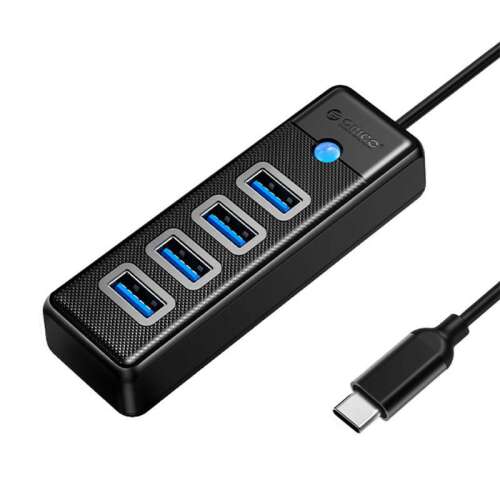 Orico Hub USB-C 4x USB-A 3.1 czarny