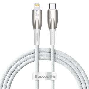 Kabel Baseus Glimmer 20W USB-C do Lightning, pełny widok - Kabel Lightning