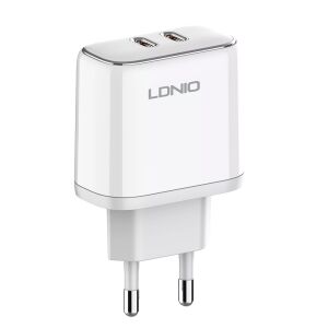 Ładowarka sieciowa LDNIO A2528M 35W USB-C do iPhone'a, iPada - Karta sieciowa
