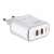 LDNIO A2528M 35W ładowarka sieciowa z dwoma portami USB-C i kablem USB-C do Lightning