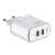 LDNIO A2528M 35W dual USB-C wall charger with USB-C to Lightning cable