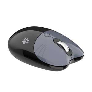 MOFII M3DM wireless mouse, black, cat design, 2.4G and Bluetooth - Mouse