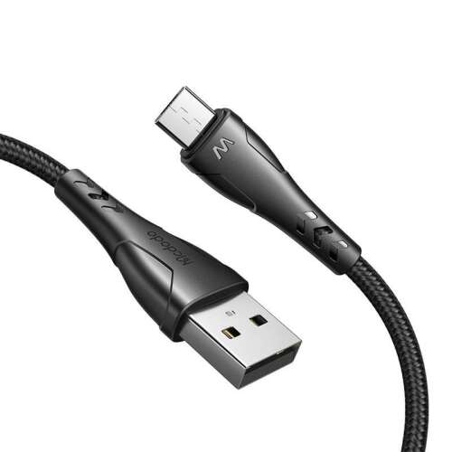 Mcdodo CA-7451 USB-Micro USB kábel, fekete, 1,2m, gyors töltés, adatátvitel