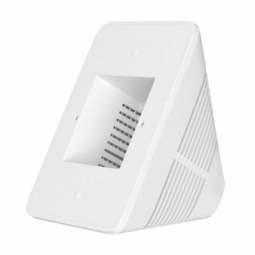 Sonoff NSPanel Stand in white, angled view, smart home accessory