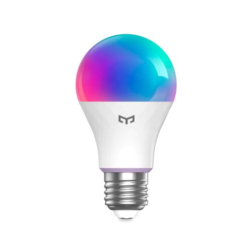 Yeelight W4 E27 multicolor smart bulb on white background