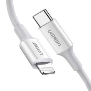 UGREEN US171 USB-C to Lightning cable, white, 0.25m - Ugreen Lightning Cable