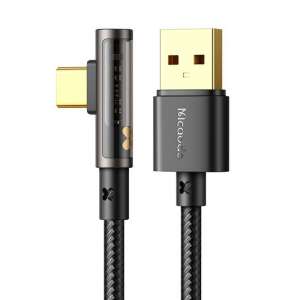 Kabel USB-C Prism 90 stopni Mcdodo CA-3380, 6A, 1,2 m (czarny)