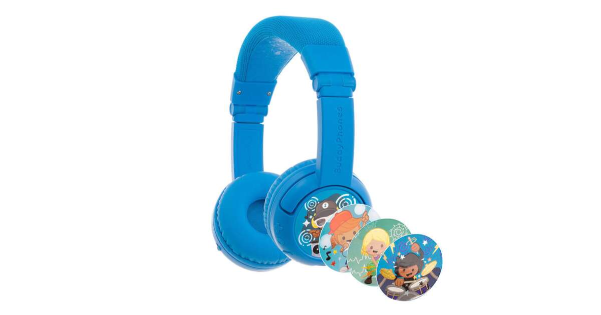 Wireless headphones for kids Buddyphones PlayPlus (Blue)