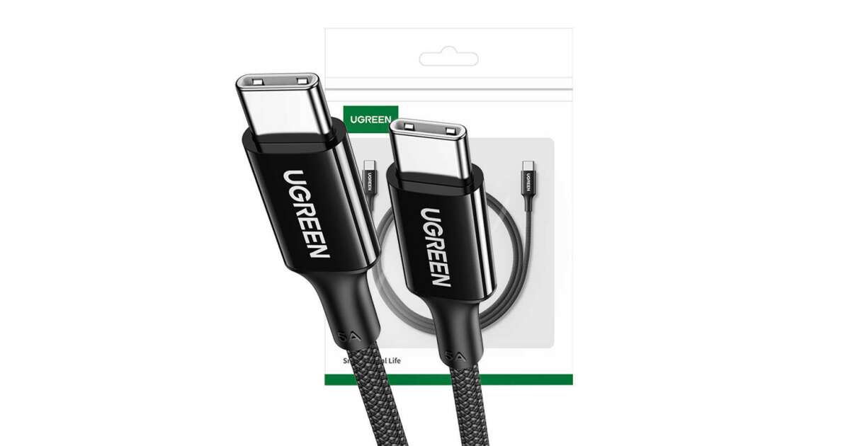 UGREEN 15275 2 x USB-C Kabel 1m (schwarz)