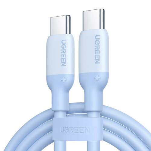 Kabel ładujące UGREEN 15278 USB-C do USB-C, szybkie ładowanie, niebieski, 60W