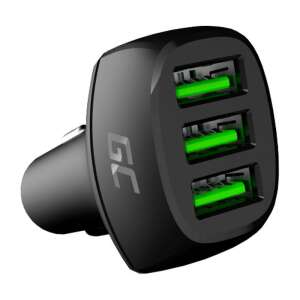 Green Cell GC PowerRide 54W 3xUSB 18W Kfz-Ladegerät mit Ultra Charge Schnellladetechnologie - Autoladegeräte