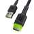 Cable USB - USB-C Green Cell GC Ray, 120cm, green LED, with Ultra Charge, QC 3.0 65692513
