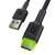 Cable USB - USB-C Green Cell GC Ray, 120cm, green LED, with Ultra Charge, QC 3.0 65692513