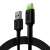 Cable USB - USB-C Green Cell GC Ray, 120cm, green LED, with Ultra Charge, QC 3.0 65692513