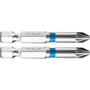 FORTUM behajtóhegy PZ, 2 db, S2 acél; PZ 1×50mm, bliszteren 59391568 - Fortum