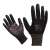 Mănuși de lucru Bunting Black XL, tricot din nailon cu acoperire din poliuretan pe palmă și vârfurile degetelor