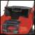 Einhell TE-SW 18/610 Li-Solo cordless sweeper, red, open dustbin