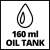 Einhell GH-EC 1835 chainsaw feature: 160 ml oil tank