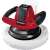 Einhell CE-CB 18/254 Li - Solo cordless polisher, red and black, with white polishing pad