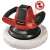 Einhell CE-CB 18/254 Li - Solo cordless polisher, red and black, with white polishing pad