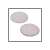 Two white polishing pads for Einhell CE-CB 18/254 Li - Solo cordless polisher