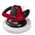 Einhell CE-CB 18/254 Li - Solo cordless polisher, red and black, with white polishing pad