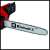 Einhell GH-EC 2040 electric chainsaw, 16 inch, close-up of the chain