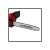 Close-up of the Einhell GH-EC 2040 electric chainsaw Oregon Double Guard 91 chain