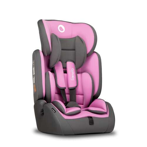 Lionelo Levi Simple autósülés, 9-36 kg, Candy Pink, szögletes nézet