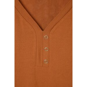 Comma maro, top cu gât în V pentru femei – 36 128088946 - Îmbrăcăminte pentru femei