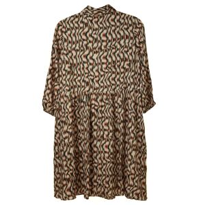 Comma maro, rochie cu model pentru femei – 36 126940678 - Îmbrăcăminte pentru femei