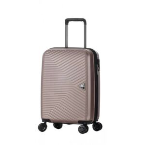 Prism large hard shell suitcase in rose gold with wheels and extendable handle - Dressing Accessory