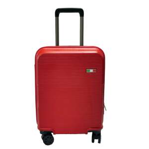 Herm piros , Magasság: 5cm kerék+ 55cm szélesség: 37cm mélység: 25cm-közepes méretű, keményfalú bőrönd 77961943 