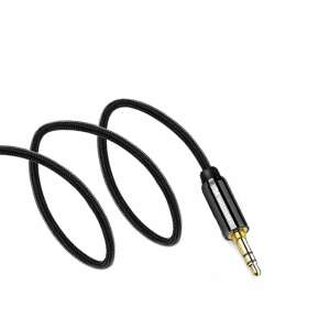Wozinsky AUX kábel szögletes (hím-hím) mini jack kábel 2 m fekete 59424377 