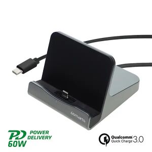 4smarts Stacja Dokująca dla TabletówVoltDock USB-C 60W Gunmetal 462261 138527928 - Stacja dokująca i stojak na tablet