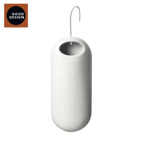 Керамичен овлажнител FANCY HOME Stones 250 ml с кука, бял