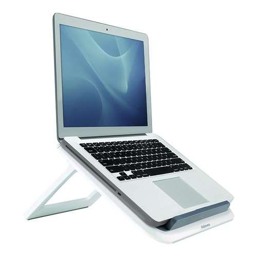 FELLOWES Laptop állvány, Quick Lift, FELLOWES I-Spire Series™, grafitszürke-fehér 31594676